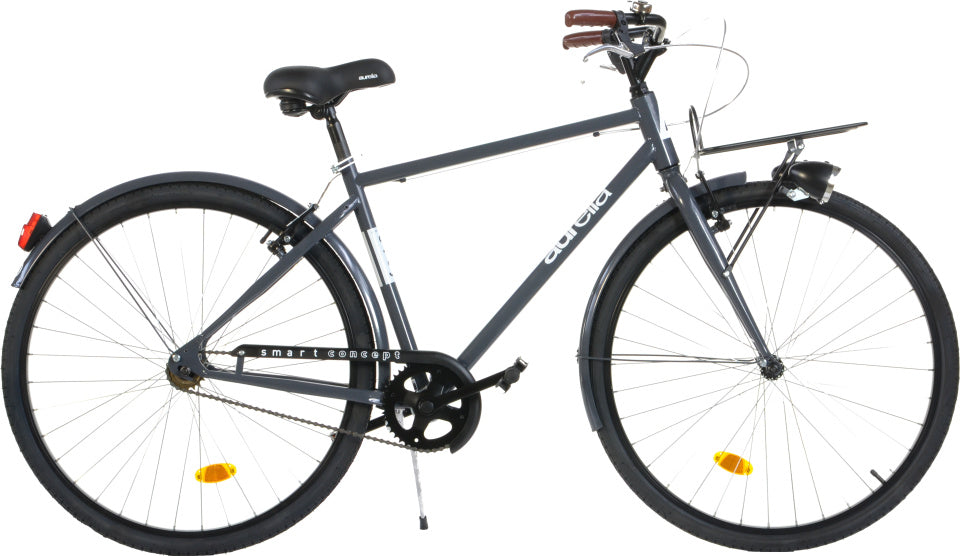 Dino 28 Inch 49 cm Heren V-Brakes Donkergrijs