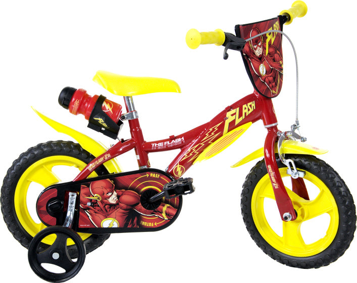 Dino Flash 12 Inch 21 cm Jongens Doortrapper Rood Geel