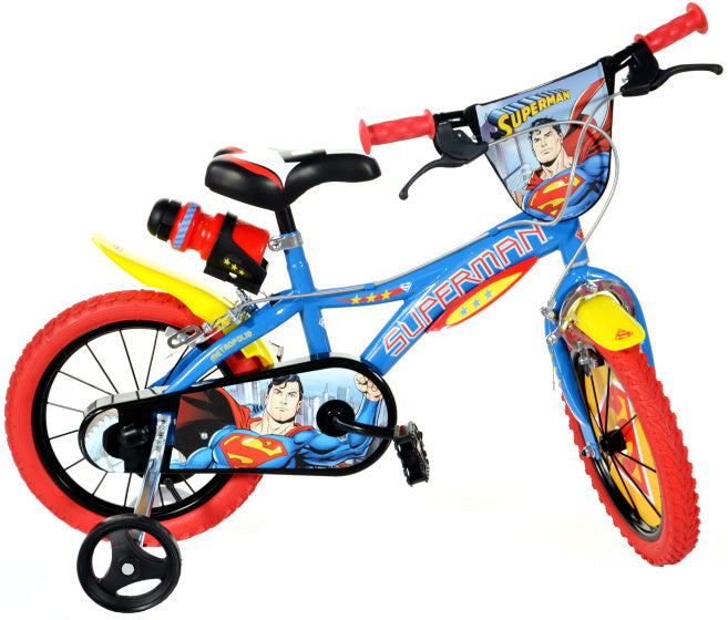 Dino Superman 14 Inch 24 cm Jongens Knijprem Blauw Rood