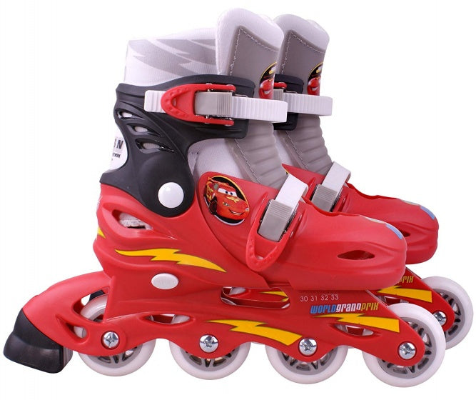 Disney Inline skates hardboot rood maat 27-30