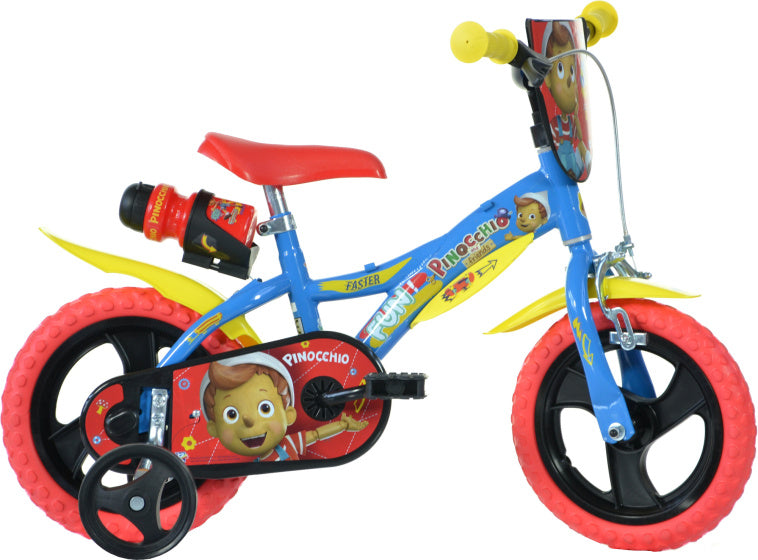 Dino Pinocchio 12 Inch 21 cm Jongens Doortrapper Blauw Rood