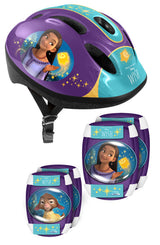Disney Wish 5-delig Skatebescherming 50-56 cm Paars Turquoise maat S M