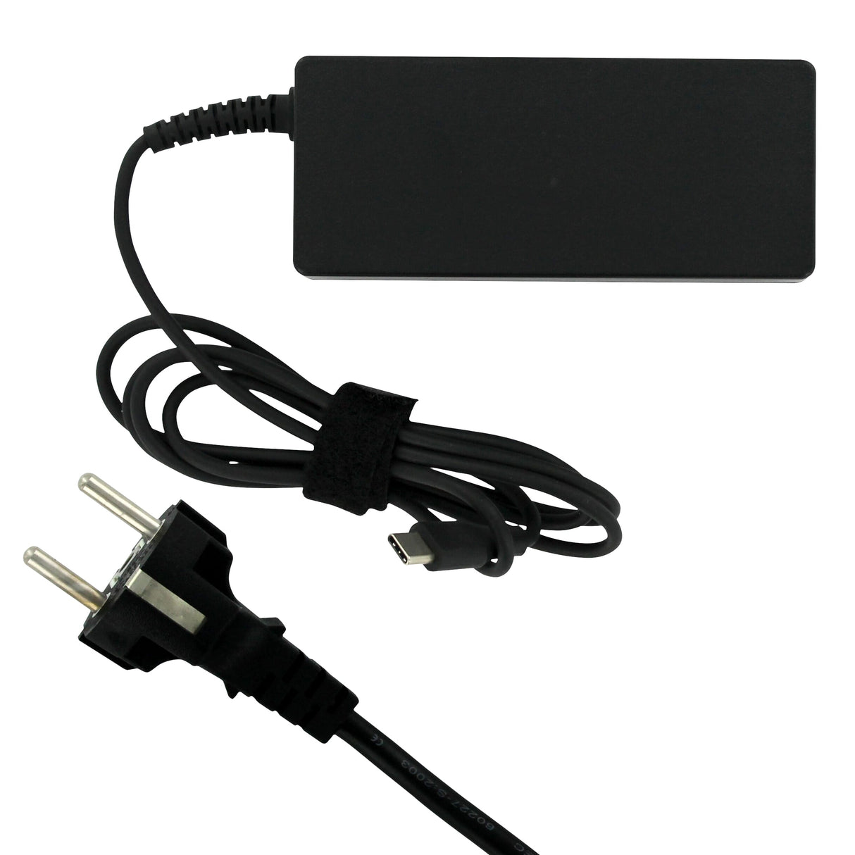 Replacement laptop usb-c ac adapter 65w zwart
