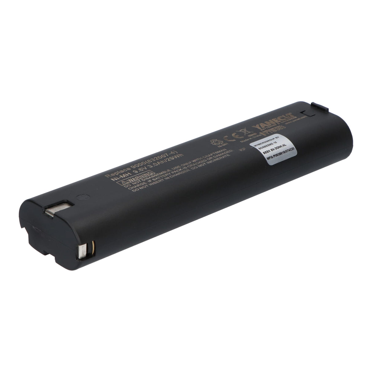 Yanec gereedschap accu 9.6v 3ah ni-mh voor makita intern