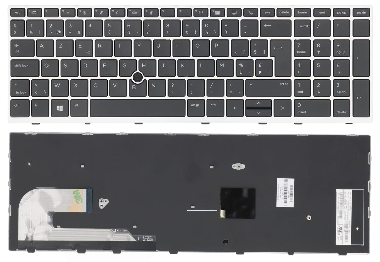 Hp laptop toetsenbord azerty be + trackpoint