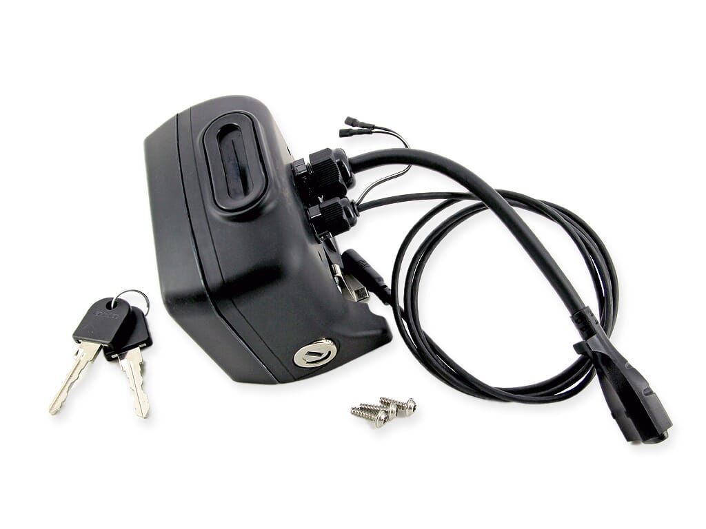 Bmz connectorbox ral9005 glanzend abs