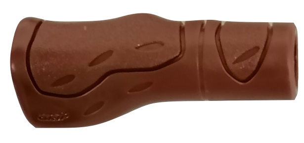 Pro grip 969 ergo handvat brown 120 mm afsnijbaar per stel bulk