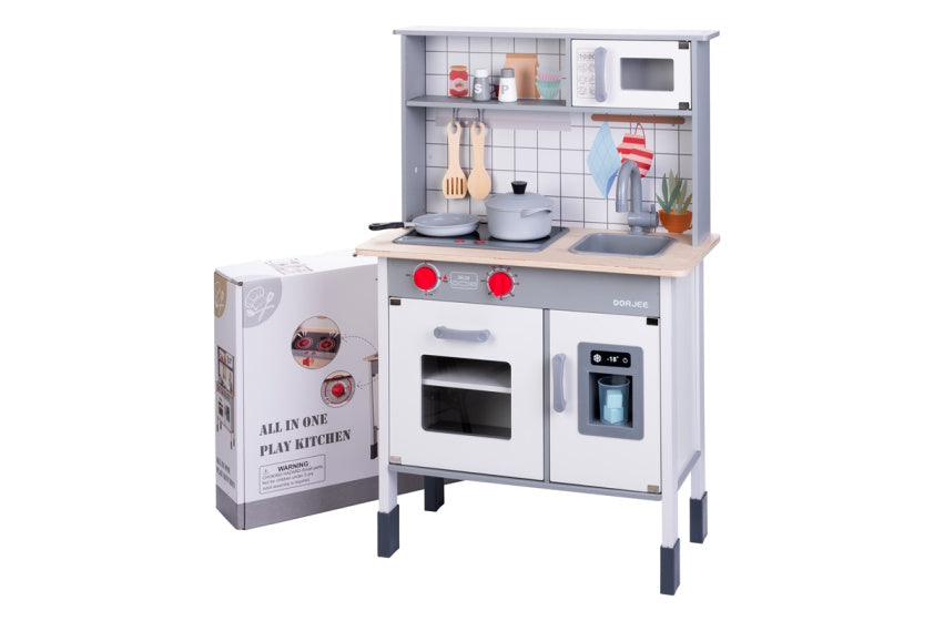 Dorjee Houten speelkeuken inclusief accessoires wit