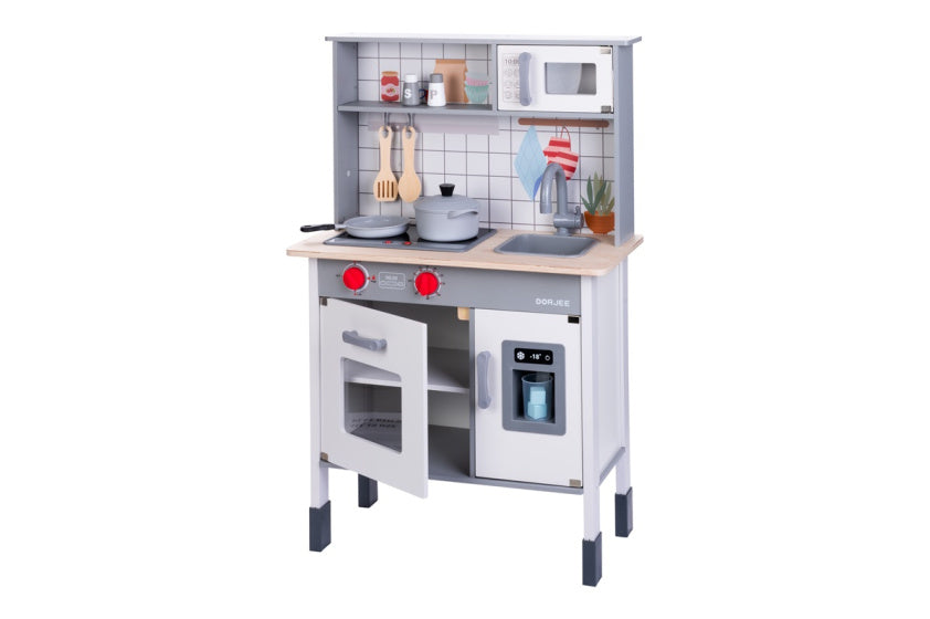 Dorjee Houten speelkeuken inclusief accessoires wit