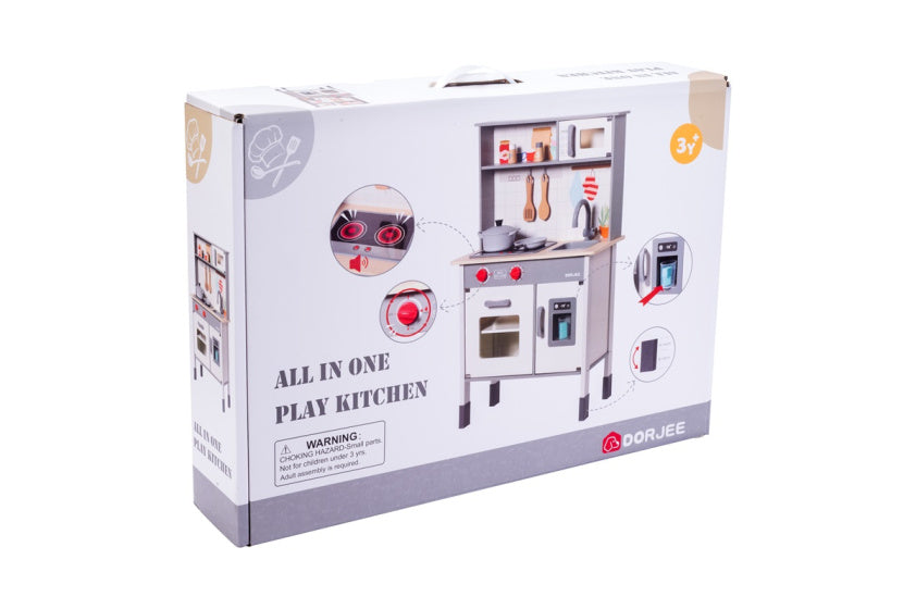 Dorjee Houten speelkeuken inclusief accessoires wit