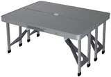 Eurotrail Campingtafel Limoux 86 x 68 cm aluminium grijs