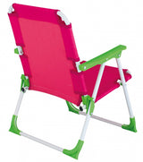 Eurotrail Campingstoel Nicky junior 46 cm polyester staal roze