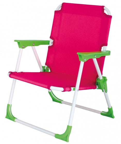 Eurotrail Campingstoel Nicky junior 46 cm polyester staal roze