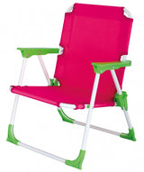 Eurotrail Campingstoel Nicky junior 46 cm polyester staal roze