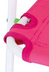 Eurotrail Campingstoel Nicky junior 46 cm polyester staal roze