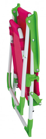 Eurotrail Campingstoel Nicky junior 46 cm polyester staal roze