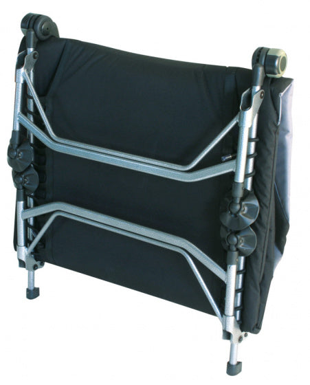 Eurotrail Ligbed 200 x 75 cm polyester antraciet zwart