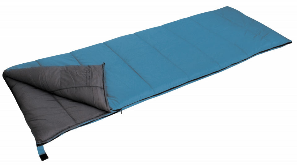 Eurotrail Slaapzak Chili junior 170 x 70 cm polyester blauw