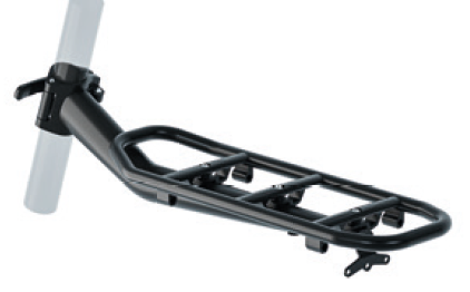 Racktime clipit 2.0 zadelpen bagagedrager zwart