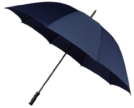 Falcone Golfparaplu windproof handopening 130 cm donkerblauw