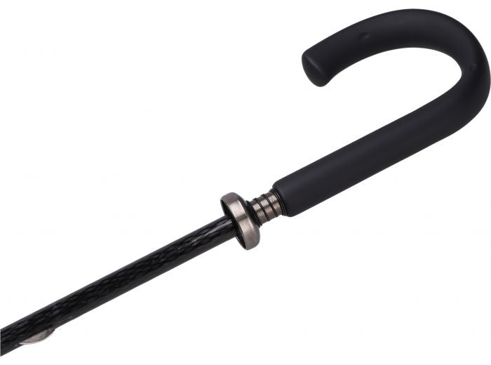 Falcone Paraplu windproof 120 cm polyester zwart