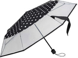 Falconetti Paraplu 24 x 90 cm polyester zwart transparant