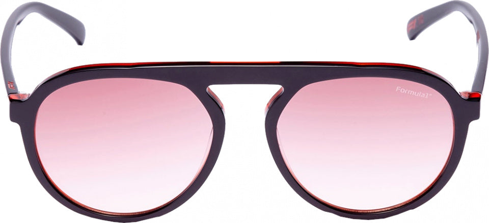 Formula Zonnebril unisex piloot cat.4 zwart lichtroze