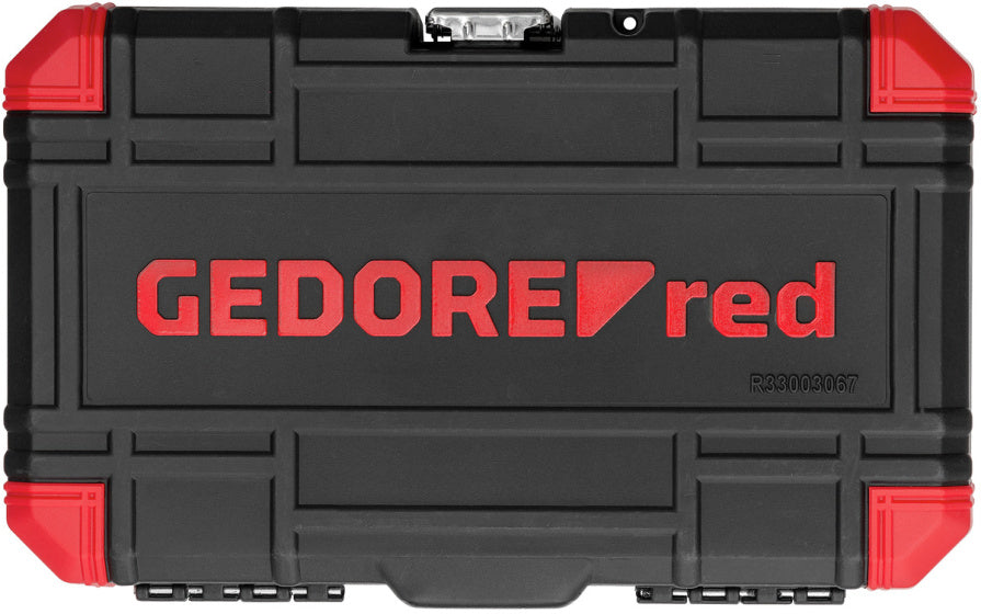 Gedore red Bitset met Bitschroevendraaier en Inbussleutels 67-delig