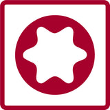 Gedore red Dopsleutelset 1 2 Inch TX E10-24, T30-70 16-delig