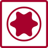 Gedore red Dopsleutelset 1 2 Inch TX E10-24, T30-70 16-delig