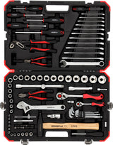 Gedore red Dopsleutelset 1 4 + 1 2 Inch 10-32 mm 100-delig