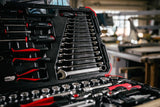 Gedore red Dopsleutelset 1 4 + 1 2 Inch 10-32 mm 100-delig