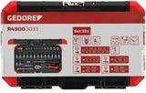 Gedore red Dopsleutelset 1 4 Inch SW 4-13 mm Zwart 33-delig