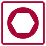 Gedore red Dopsleutelset 1 4 Inch SW 4-13 mm Zwart 33-delig