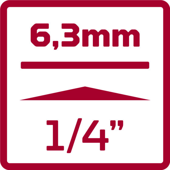 Gedore red Dopsleutelset 1 4 Inch SW 413 mm Zilver 32-delig