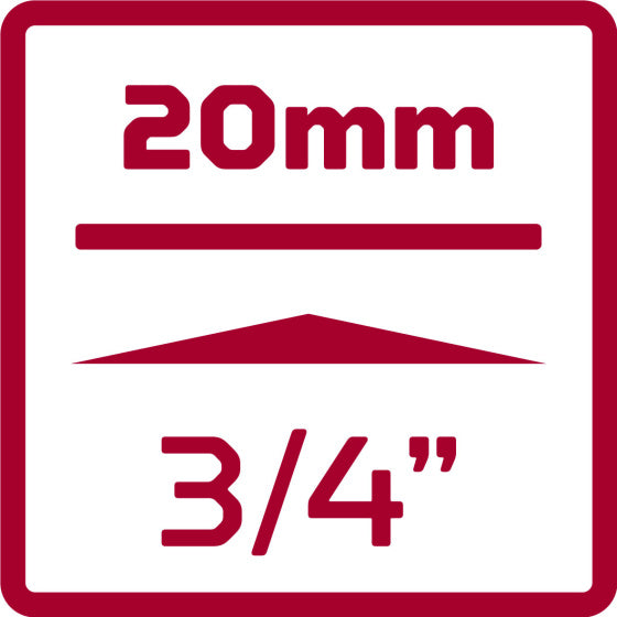 Gedore red Dopsleutelset 3 4 Inch SW 22-50 mm 14-delig