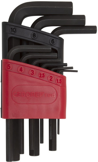 Gedore red Inbussleutelset (1,5-10 mm) 9-delig zwart