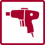 Gedore red Slagmoerdopsleutelset in Koffer 1 2 Inch 8-delig