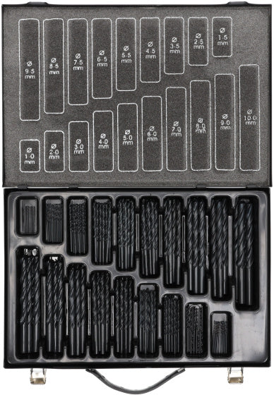 Gedore red Spiraalborenset 1-10 mm Zilver 170-delig