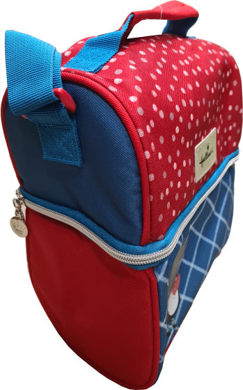 Hallmark Koeltas Porcupine isothermisch 8 x 17 x 22 cm rood blauw