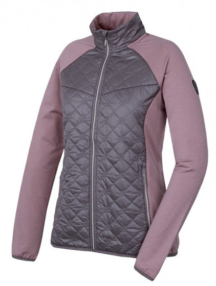 Hannah Outdoorvest Elsa dames polyester roze grijs maat 38