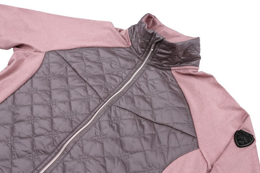 Hannah Outdoorvest Elsa dames polyester roze grijs maat 38