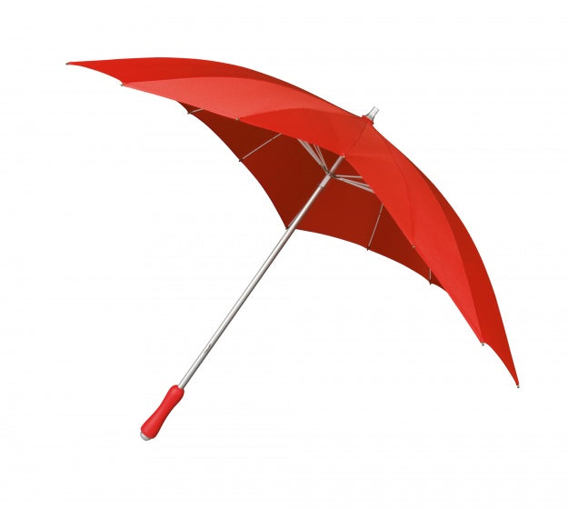Falcone Paraplu hartvormig 110 cm polyester rood