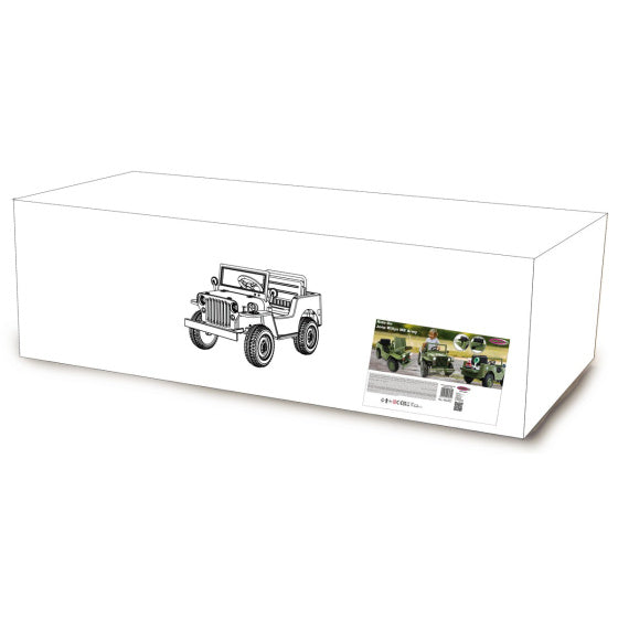 Jamara Willys MB Jeep 12V accuvoertuig legergroen
