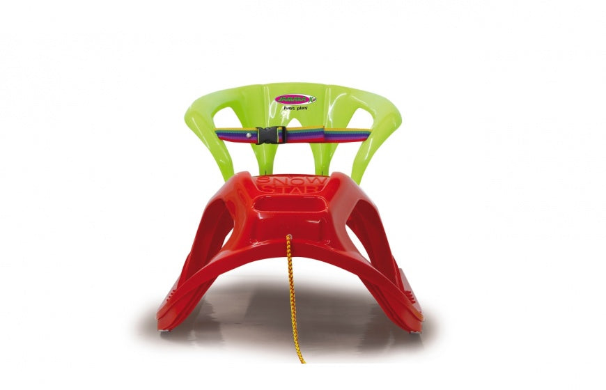 Jamara Snow Star slee met rugleuning 90 cm rood