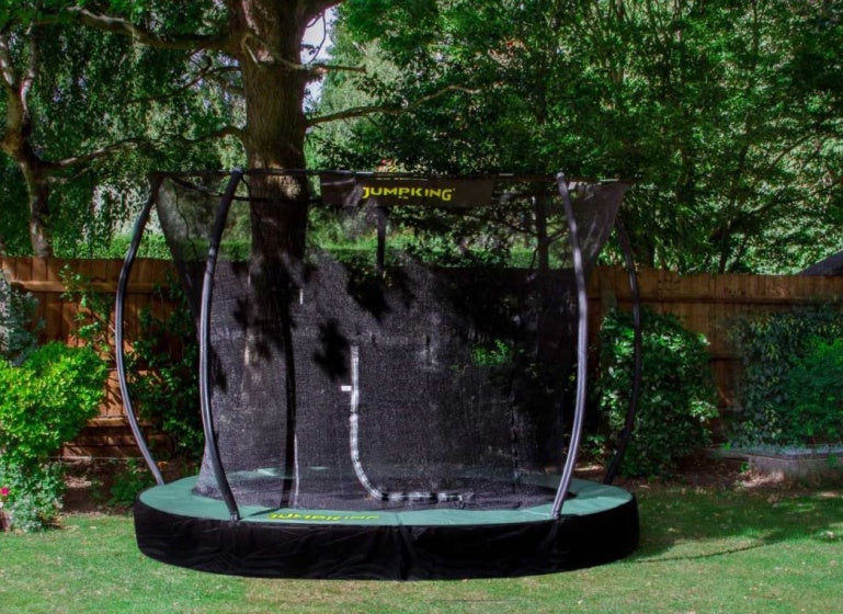 Jumpking InGround Deluxe trampoline 366 cm zwart groen