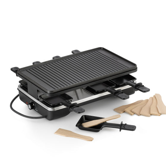 Kela Geneva gourmet raclette 8 personen zwart