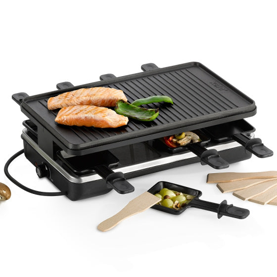 Kela Geneva gourmet raclette 8 personen zwart