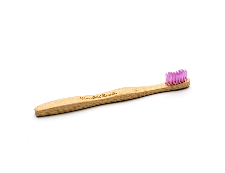 The Humble Co. Tandenborstel Bamboe Kind Ultra Soft Paars