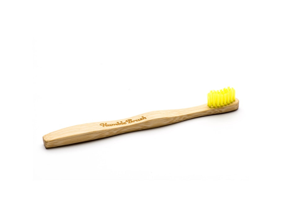 The Humble Co. Tandenborstel Bamboe Kind Ultra Soft Geel